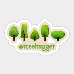 Tree Hugger Sticker